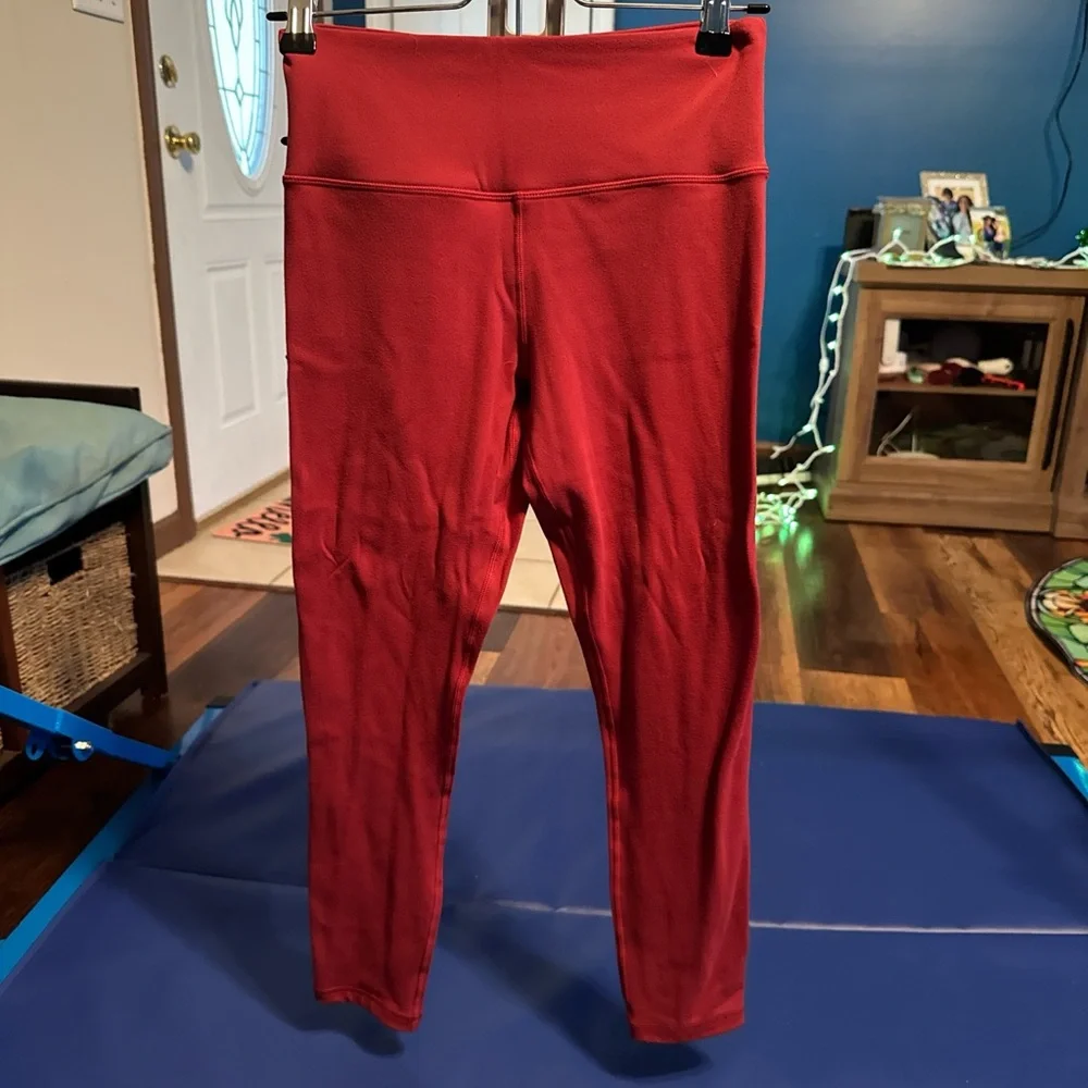 Red Zyia Active Unity Leggings - Picture 1 of 3